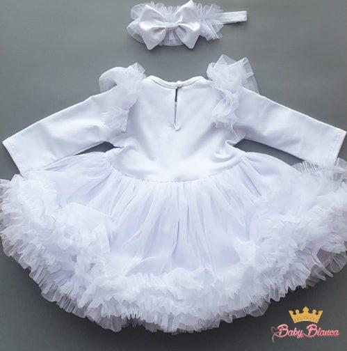 Bianca dress with white wings