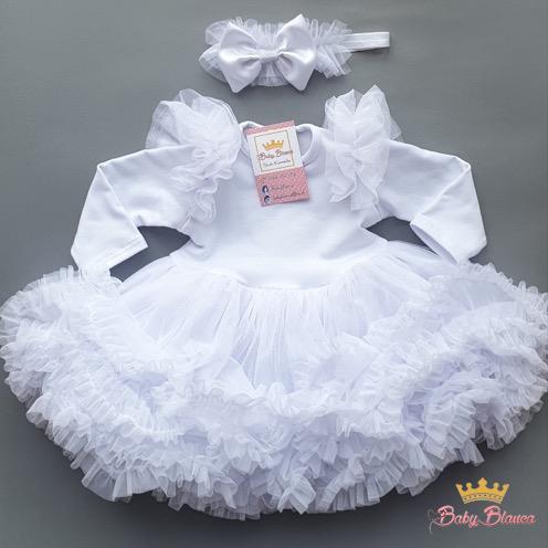 Bianca dress with white wings