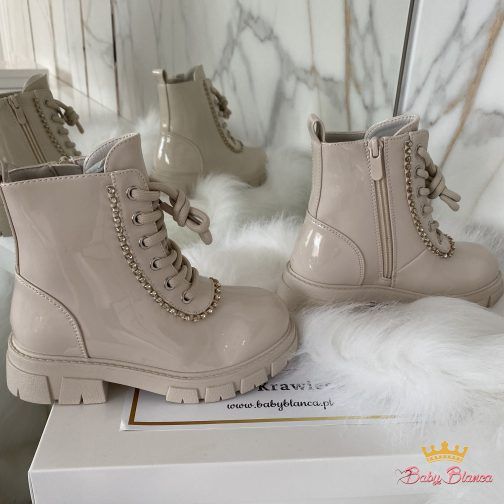Buty dla dziewczynki zimowe z cekinami