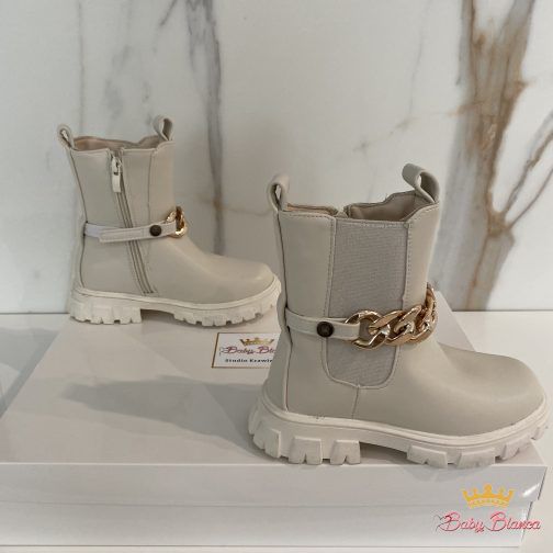 Buty dla dziewczynki zimowe z łańcuszkiem